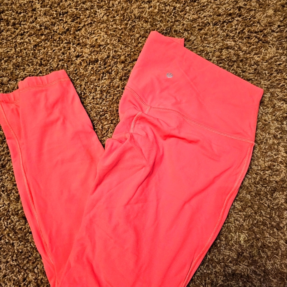 Coral ankle length legging